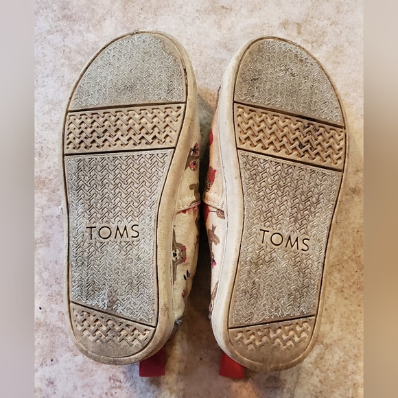 TOMS Toddler Shoes Size 10 Sloth Design - Picture 4 of 5